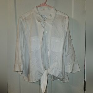 White button down shirt